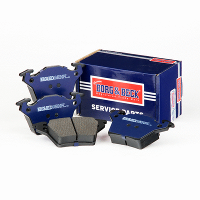 Kit de plaquettes de frein, frein à disque BORG & BECK BBP1670