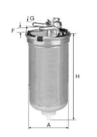 Filtre à carburant UNIFLUX FILTERS XN741
