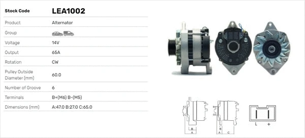 Alternateur LUSA LEA1002