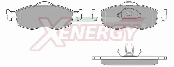 Kit de plaquettes de frein, frein à disque AP XENERGY X40515