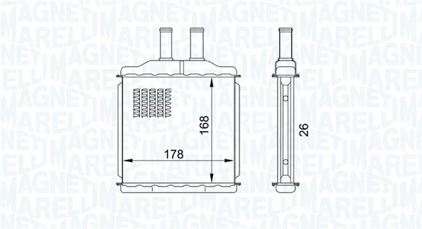 Système de chauffage MAGNETI MARELLI 350218432000