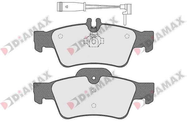 Kit de plaquettes de frein, frein à disque DIAMAX N09371A