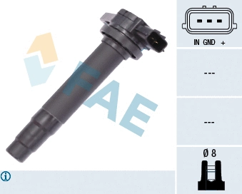 Bobine d'allumage FAE 80244