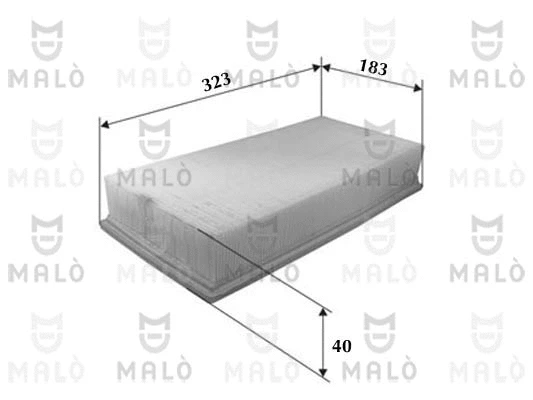 Filtre à air AKRON-MALÒ 1500093