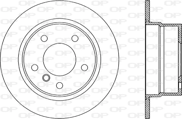 Disque de frein OPEN PARTS BDR1890.10