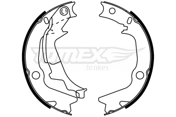 Jeu de mâchoires de frein TOMEX Brakes TX 22-53