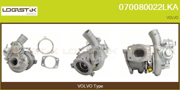 Turbocompresseur, suralimentation LGK 070080022LKA