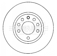 Disque de frein BORG & BECK BBD4580