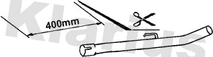 Tuyau d'échappement KLARIUS 120457