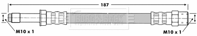 Flexible de frein BORG & BECK BBH6780