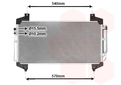 Condenseur, climatisation VAN WEZEL 32015701