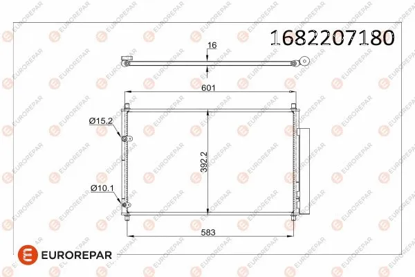 Condenseur, climatisation EUROREPAR 1682207180