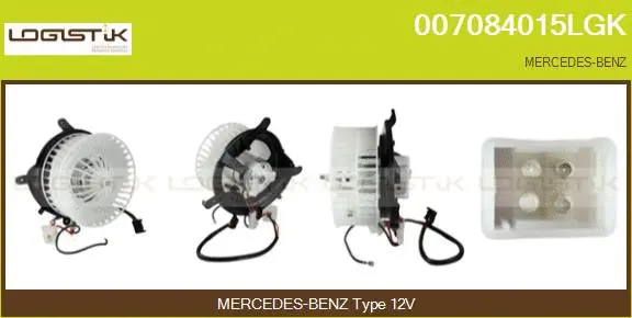 Pulseur d'air habitacle LGK 007084015LGK