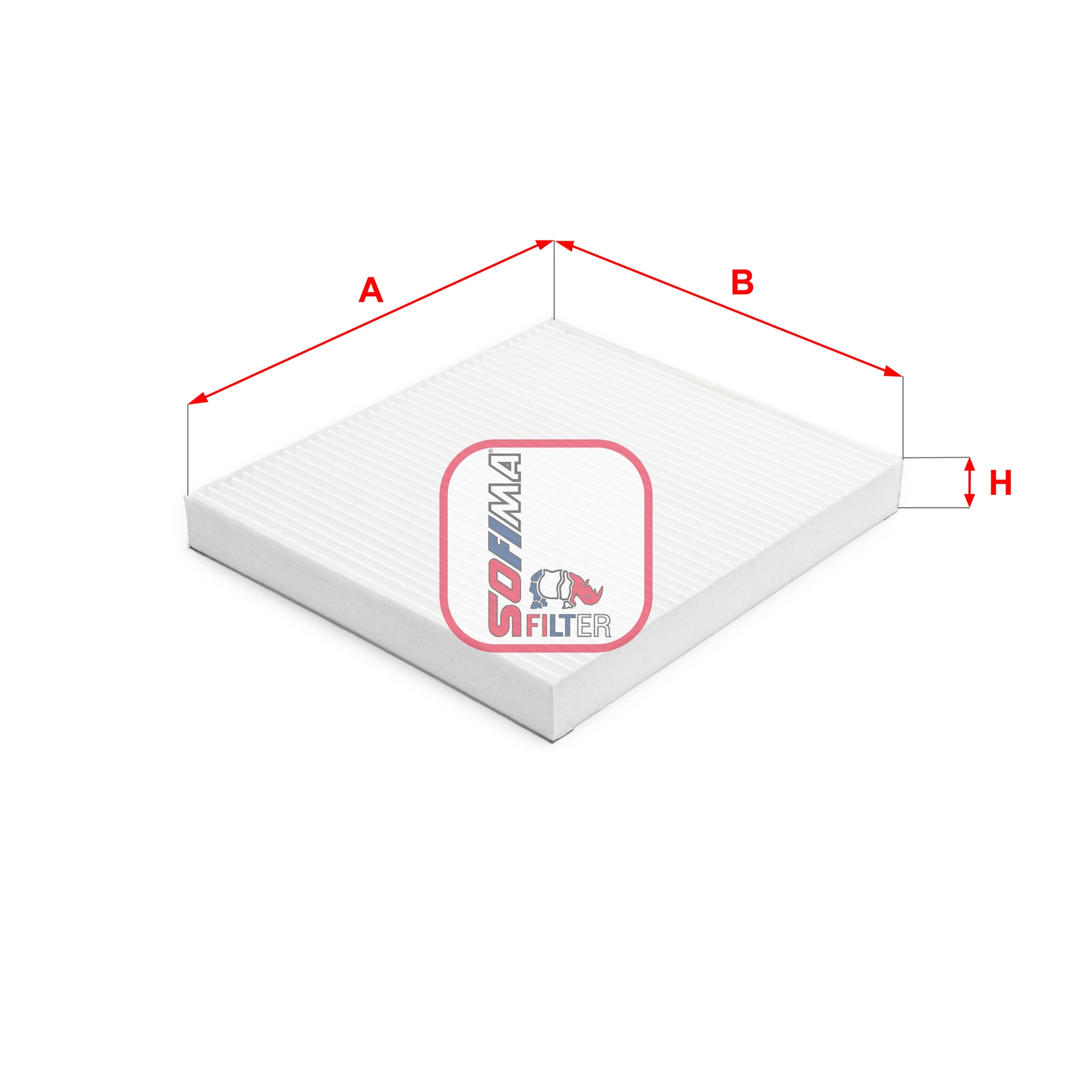 Filtre, air de l'habitacle SOFIMA S 3386 C