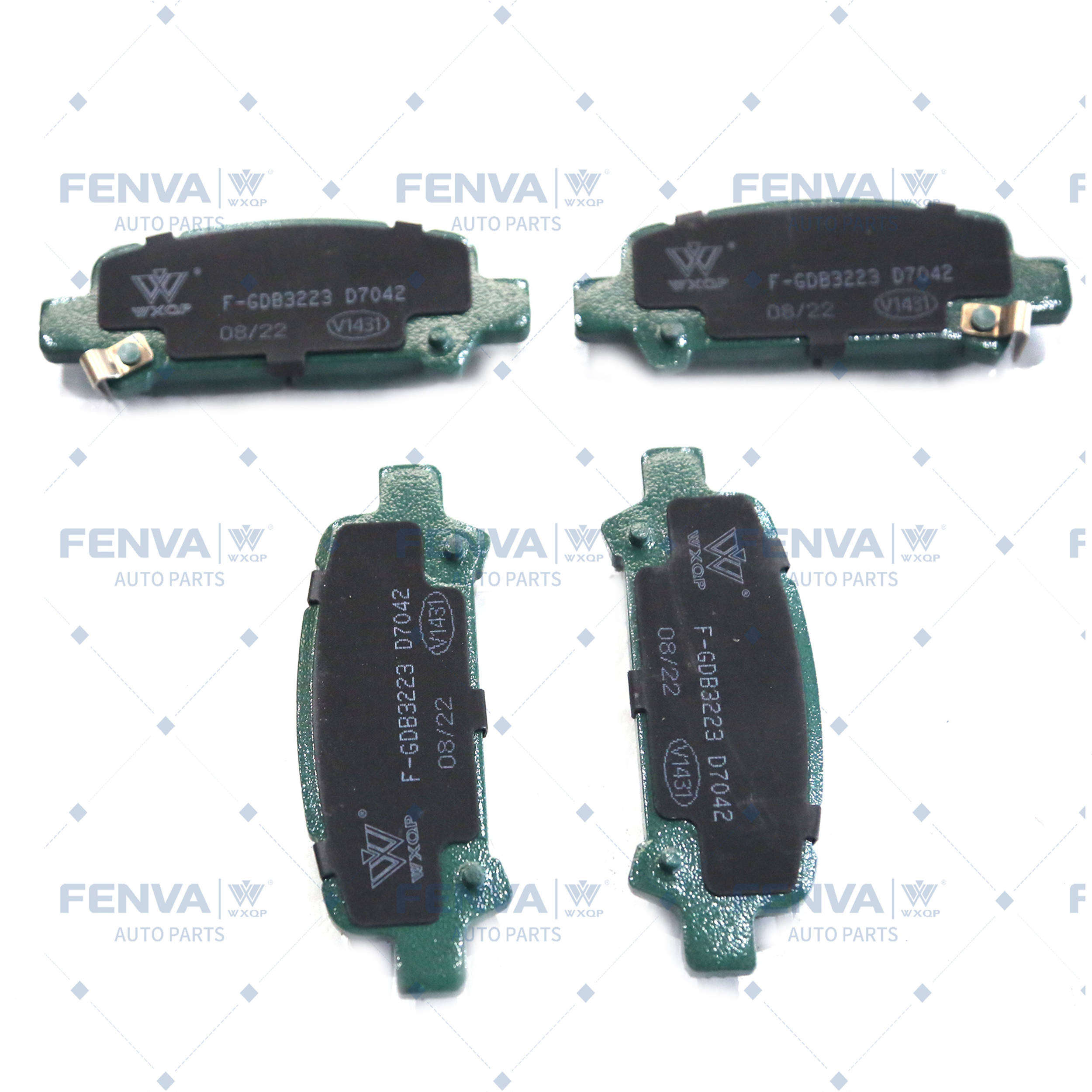 Kit de plaquettes de frein, frein à disque WXQP 40415