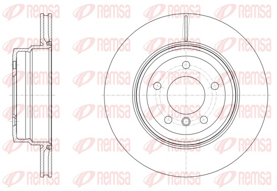 Disque de frein REMSA 61494.10