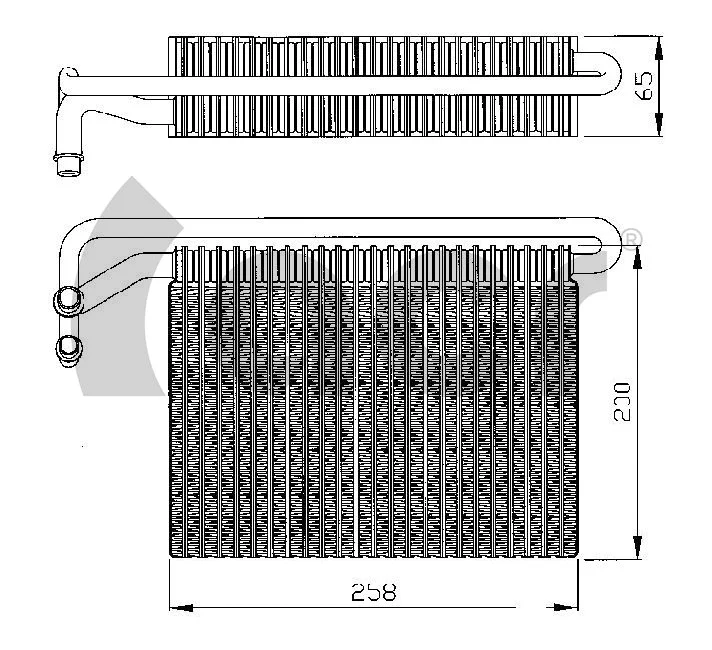 Évaporateur climatisation ACR 310152