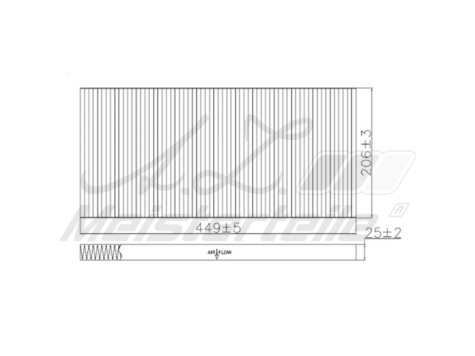 Filtre, air de l'habitacle A.Z. Meisterteile AZMT-41-010-1467