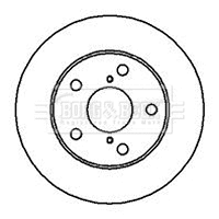 Disque de frein BORG & BECK BBD4170