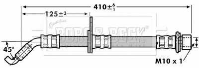 Flexible de frein BORG & BECK BBH7258