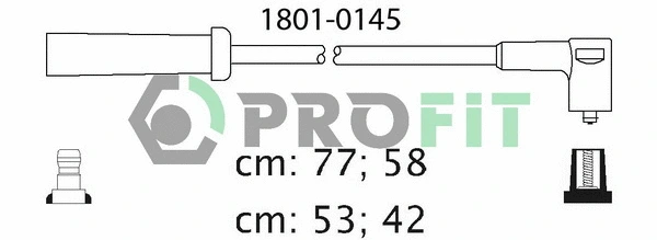 Kit de câbles d'allumage PROFIT 1801-0145