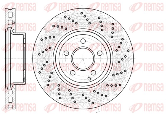 Disque de frein REMSA 61185.10