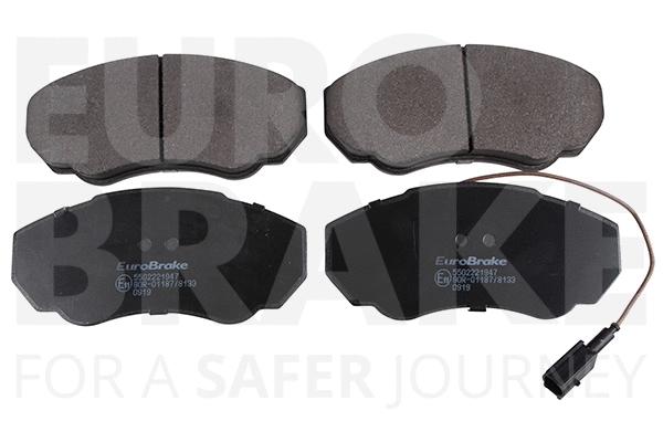 Kit de plaquettes de frein, frein à disque EUROBRAKE 5502221947