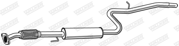 Silencieux central WALKER 23323