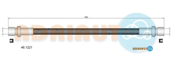 Flexible de frein ADRIAUTO 46.1221