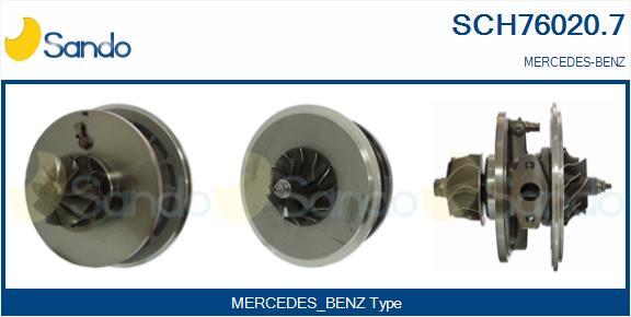 Groupe carter, turbocompresseur SANDO SCH76020.7