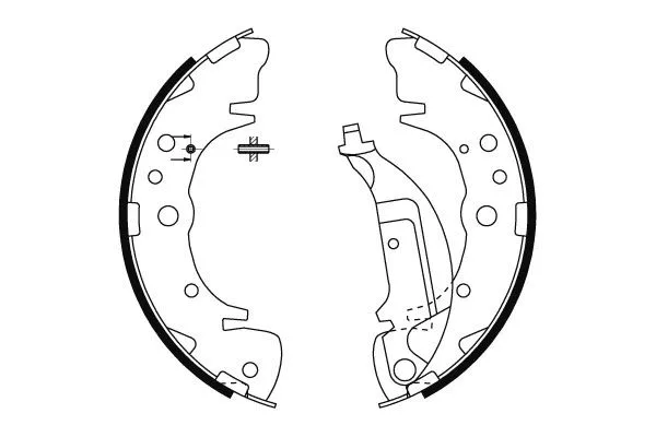 Jeu de mâchoires de frein PAGID H1704