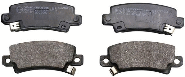 Kit de plaquettes de frein, frein à disque DENCKERMANN B110753