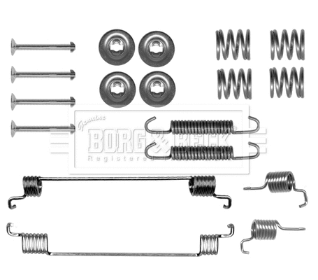 Kit d'accessoires, mâchoire de frein BORG & BECK BBK6308