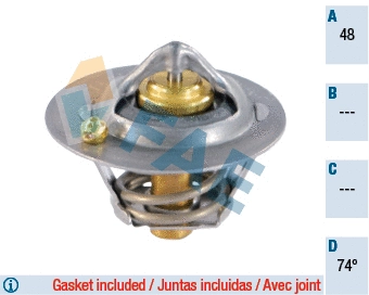 Thermostat, liquide de refroidissement FAE 5323274