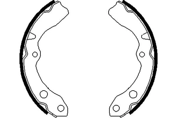 Jeu de mâchoires de frein KAVO PARTS KBS-1911
