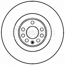 Disque de frein BORG & BECK BBD6029S