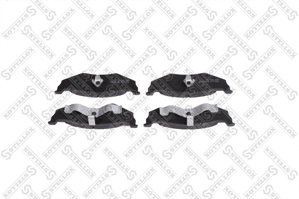 Kit de plaquettes de frein, frein à disque STELLOX 493 000-SX