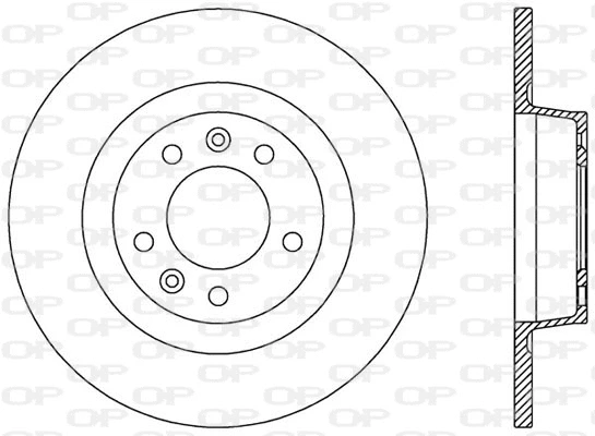 Disque de frein OPEN PARTS BDR2518.10