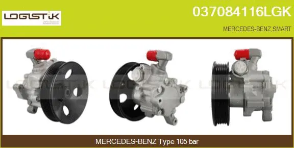 Pompe hydraulique, direction LGK 037084116LGK