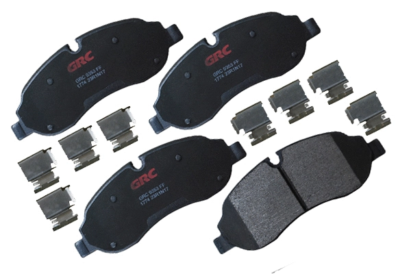 Kit de plaquettes de frein, frein à disque GRC - Ultra Brakes GMD1774