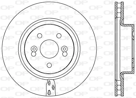Disque de frein OPEN PARTS BDR2571.20