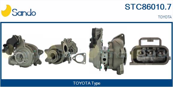 Turbocompresseur, suralimentation SANDO STC86010.7