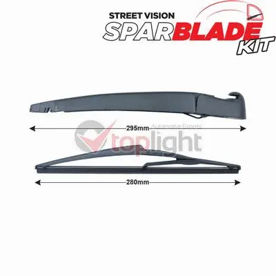 Kit de bras d'essuie-glace, nettoyage des vitres AE TOPLIGHT TRA-S8F3