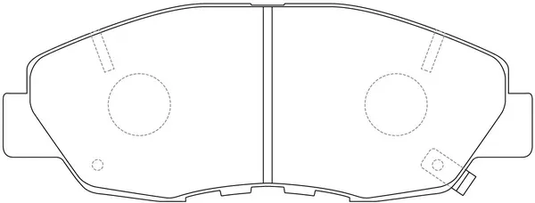 Kit de plaquettes de frein, frein à disque SB BP28484