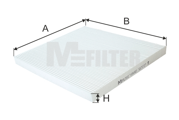 Filtre, air de l'habitacle MFILTER K 9182