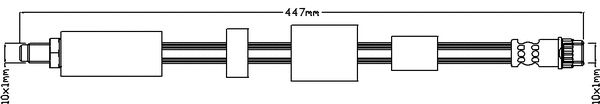 Flexible de frein ABTEX ABH1093