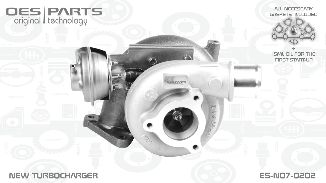Turbocompresseur, suralimentation OES PARTS ES-N07-0202