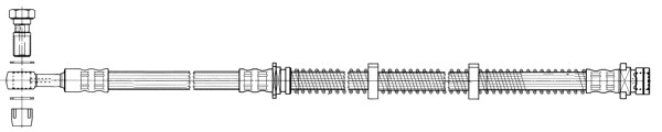 Flexible de frein CEF 512248