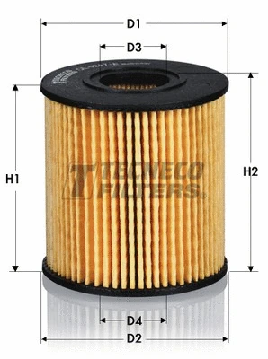 Filtre à huile TECNECO FILTERS OL010066E