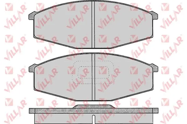 Kit de plaquettes de frein, frein à disque VILLAR 626.0575